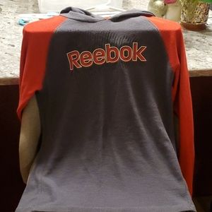 Boys large Reebok hooded long sleeve shirt